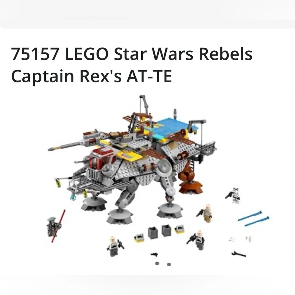 Lego Star Wars rebels captain Rex’s AT-TE set 75157 new in sealed box 972 pieces
